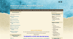 Desktop Screenshot of boardmanmethodist.org